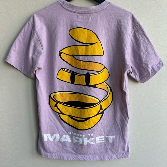 Zara Men’s Market Smiley Limited Collection Pastel Purple Size Small - Picture 1 of 8